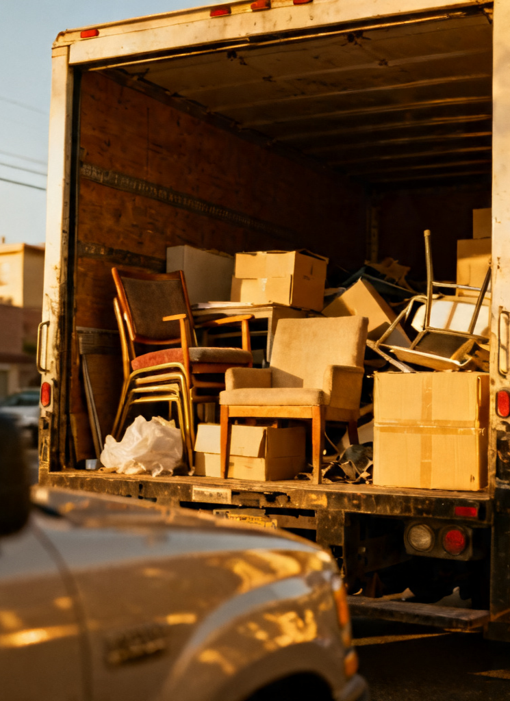TRUCK moving Junk, stag moving junk removal service